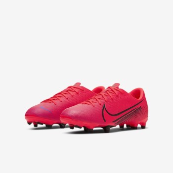 Nike Jr. Mercurial Vapor 13 Academy MG - Nagyobb Gyerek Focicipő - Piros/Piros/Fekete